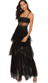 SEASIDE MESH FISHBRATE MAXIKLEID